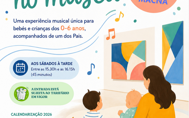 HÁ MÚSICA NO MUSEU OS BEBÉS E CRIANÇAS OUVEM MÚSICA NO MACNA