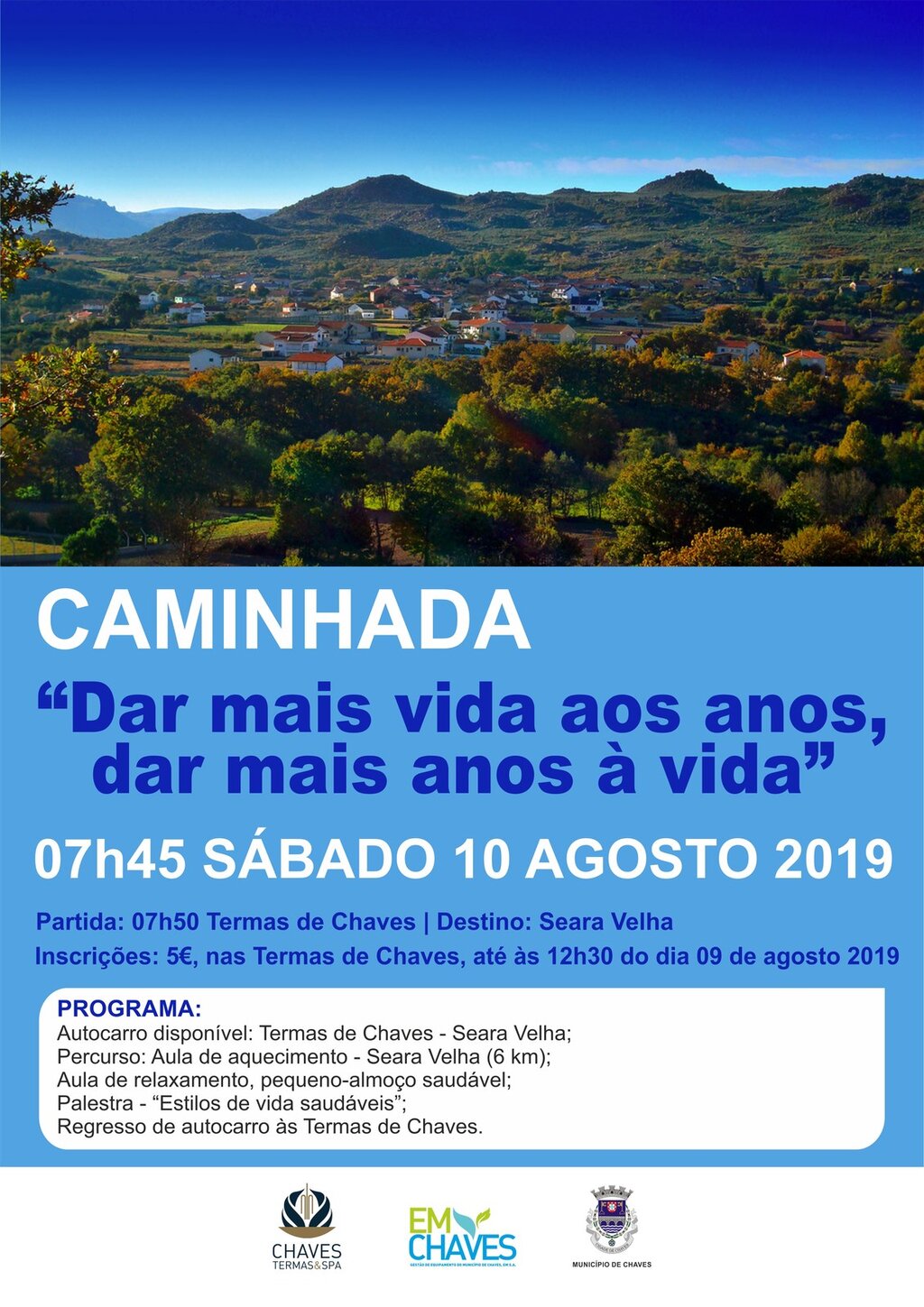 Caminhada agosto 2019