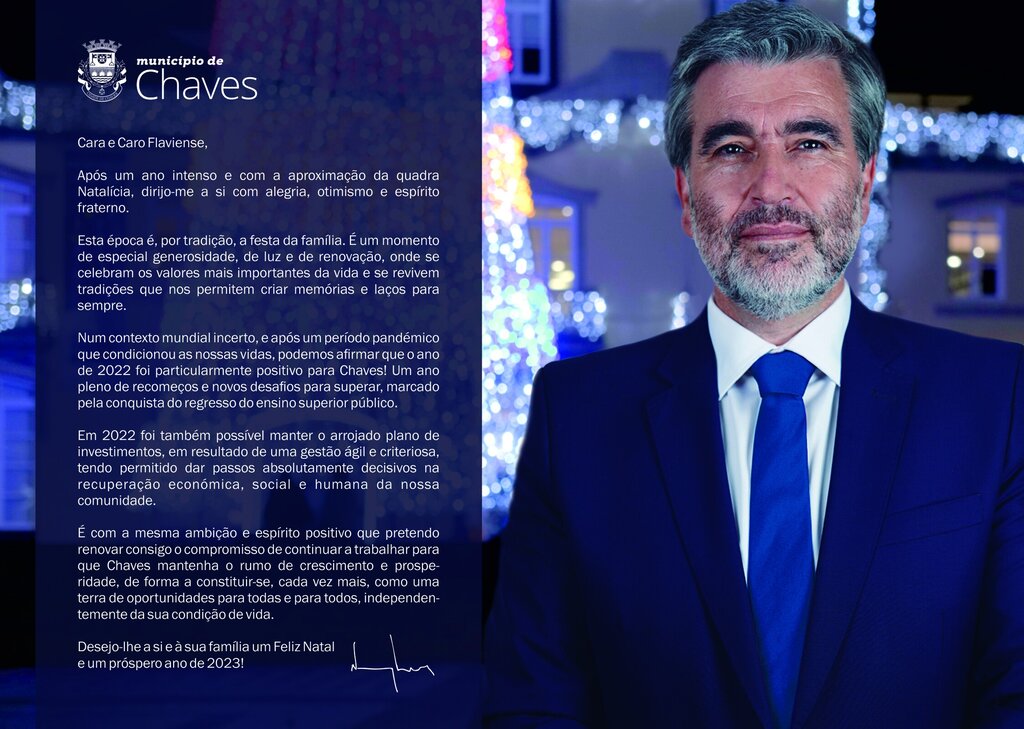 Mensagens de Natal jornal de chaves