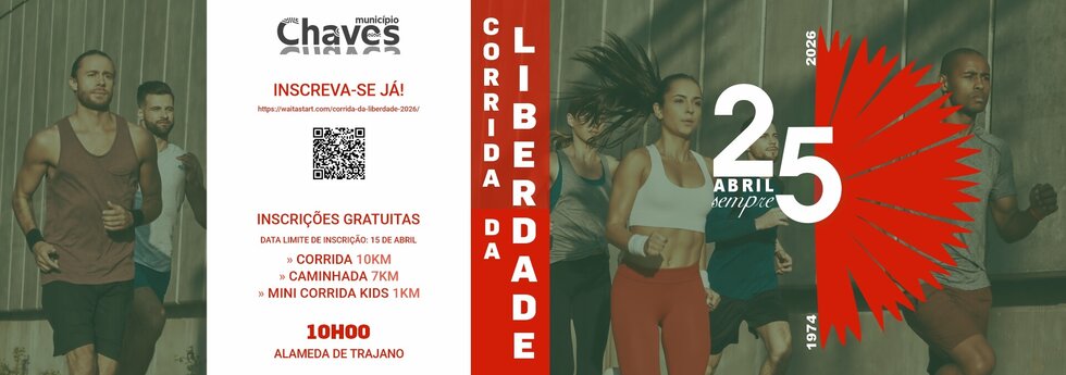 Incri&ccedil;&otilde;es Corrida da Liberdade