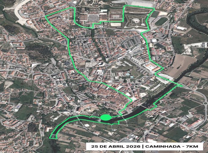 Percurso Caminhada Liberdade