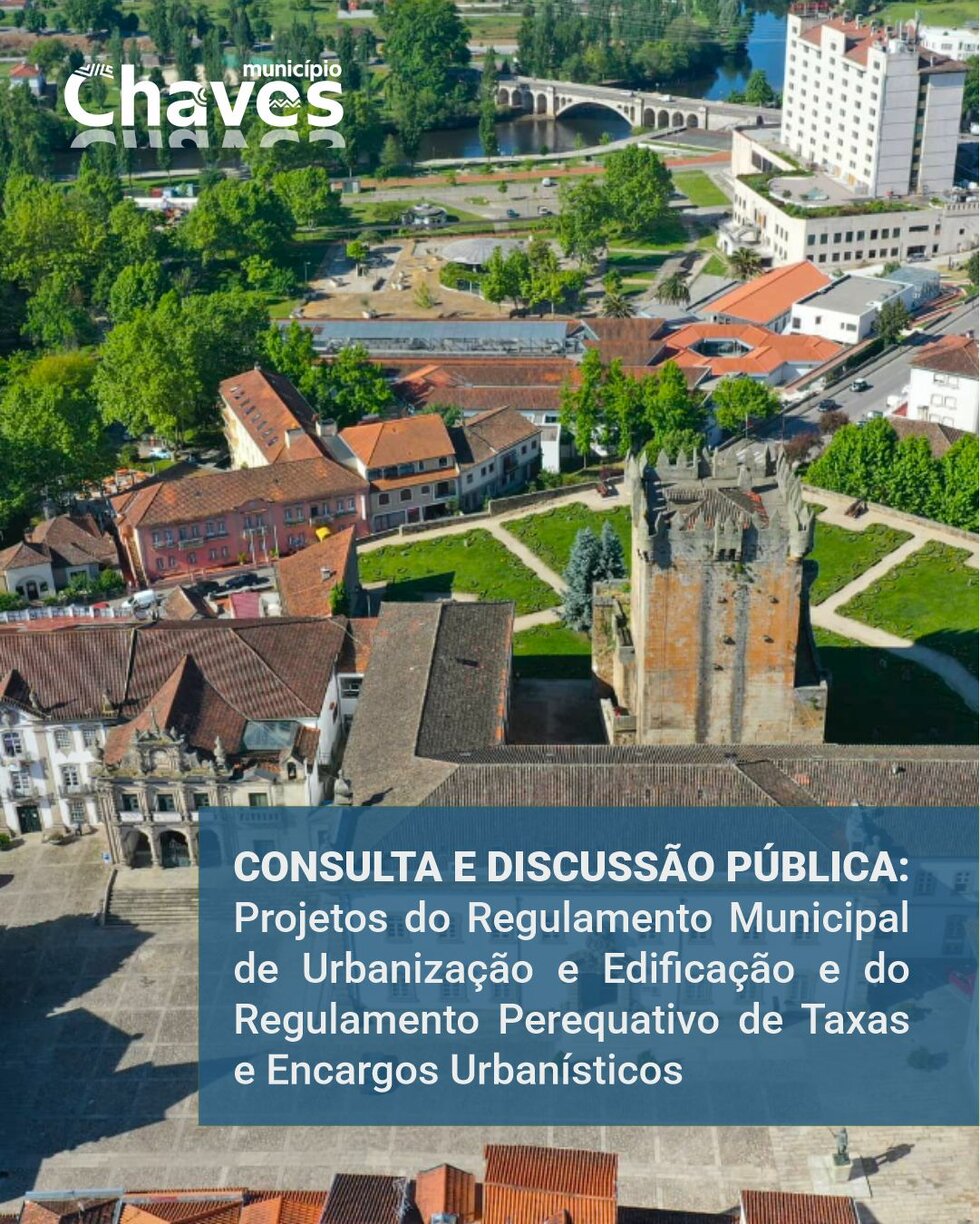 Projetos do Regulamento Municipal de Urbaniza&ccedil;&atilde;o e Edifica&ccedil;&atilde;o e do Regulamento Perequativo de Taxas e Encargos Urban&iacute;sticos