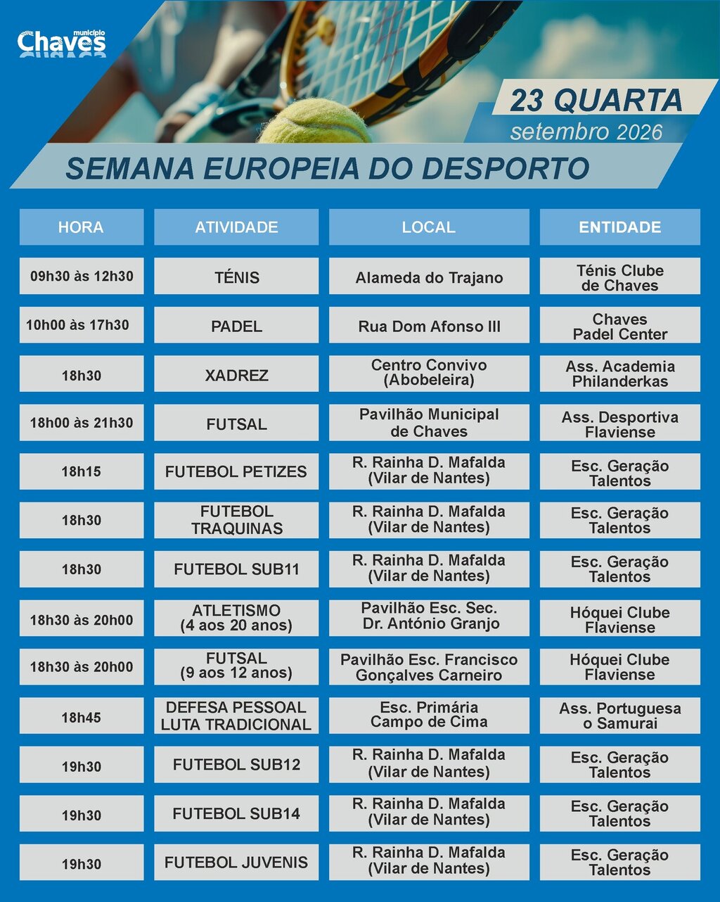 Semana Desporto Clubes Carrossel Dia 23