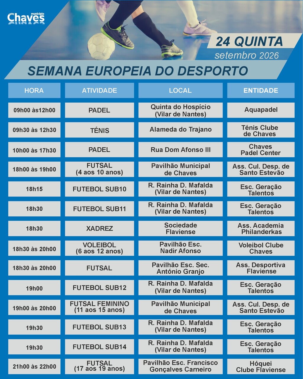 Semana Desporto Clubes Carrossel Dia 24
