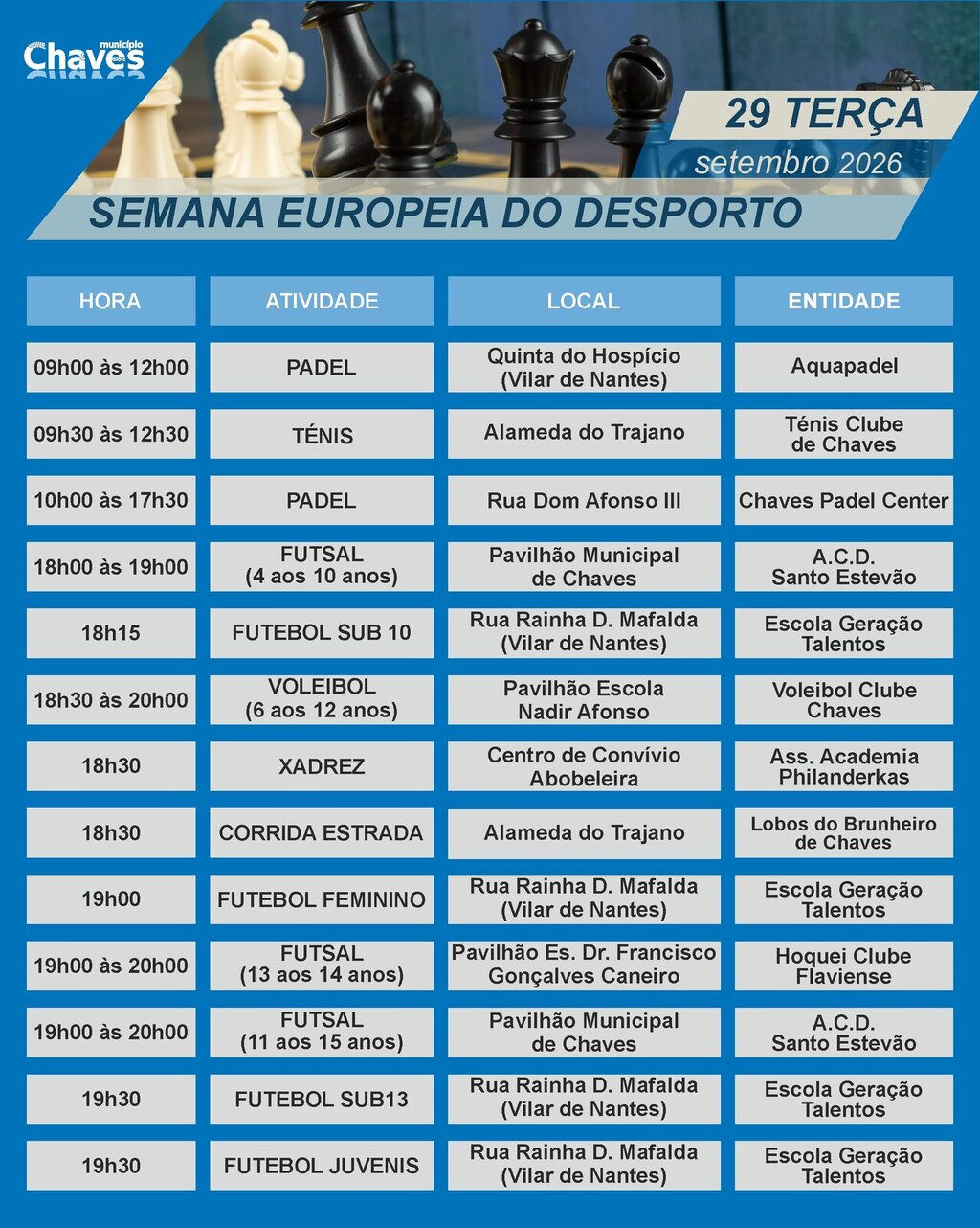 Semana Desporto Clubes Carrossel Dia 29